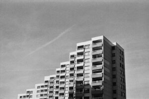 a tall building with many windows